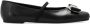 Salvatore Ferragamo 'Zina' Ballet Flats in zwart - Thumbnail 1