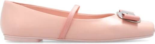 Salvatore Ferragamo Zina ballerina`s Pink Dames