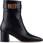 Salvatore Ferragamo Zwart ROL Stijlvol Horloge Black Dames - Thumbnail 1