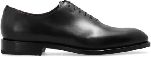 Salvatore Ferragamo Zwarte Angiolo Oxford Schoenen Black Heren