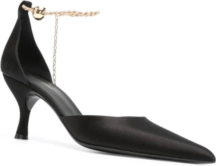 Salvatore Ferragamo Zwarte Ferragamo Met Hak Black Dames