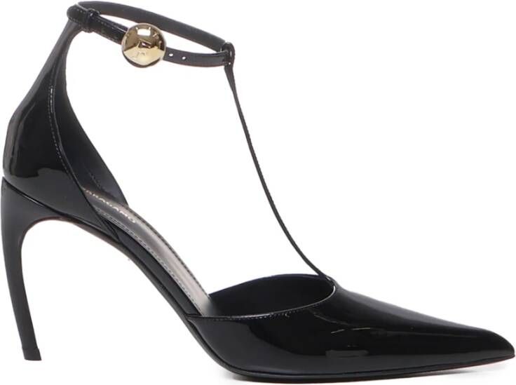 Salvatore Ferragamo Zwarte Ferragamo met Hak Black Dames