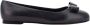 Salvatore Ferragamo Zwarte Leren Ballerina Schoenen Black Dames - Thumbnail 1