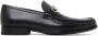 Salvatore Ferragamo Gancini Leren Loafers Zwart Black Dames - Thumbnail 1