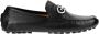 Salvatore Ferragamo Zwarte Loafers Regular Fit Geschikt voor alle temperaturen 100% leer Black Heren - Thumbnail 2