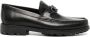 Salvatore Ferragamo Zwarte Leren Gancini Loafers Black Heren - Thumbnail 1