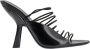 Salvatore Ferragamo Zwarte Leren Hoge Hak Sandalen Ss23 Black Dames - Thumbnail 1