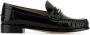 Salvatore Ferragamo Metalen Gesp Leren Loafers met Blokhak Black Dames - Thumbnail 12