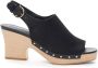 Salvatore Ferragamo Elegante Zwarte Leren Sandalen Black Dames - Thumbnail 5