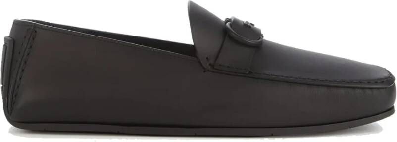 Salvatore Ferragamo Zwarte Loafers voor Heren Stijlvol en Comfortabel Black Heren