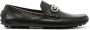 Salvatore Ferragamo Zwarte Loafers Regular Fit Geschikt voor alle temperaturen 100% leer Black Heren - Thumbnail 3
