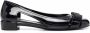Salvatore Ferragamo Zwarte platte schoenen Vara Jelly Black Dames - Thumbnail 1