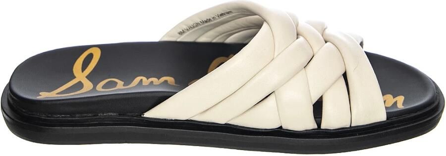 Sam Edel Gevlochten leren sandaal