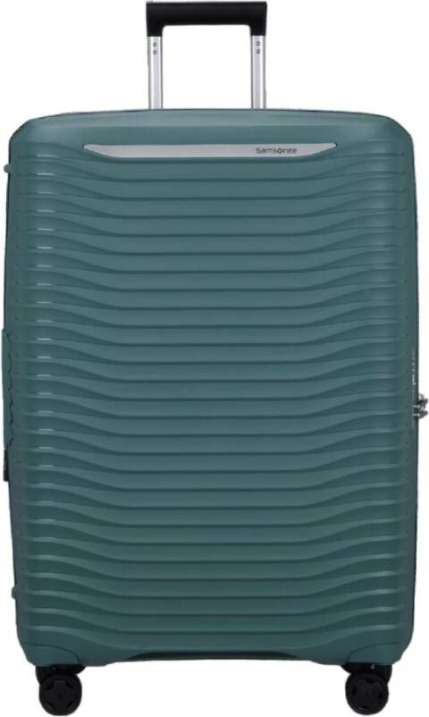 Samsonite Blauwe Trolley Koffer met TSA Slot