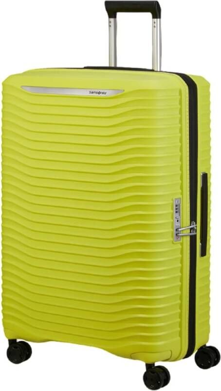 Samsonite Gele Trolley Koffer met TSA-slot