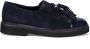 Sangiorgio Blauwe Leren Platte Schoenen - Thumbnail 1