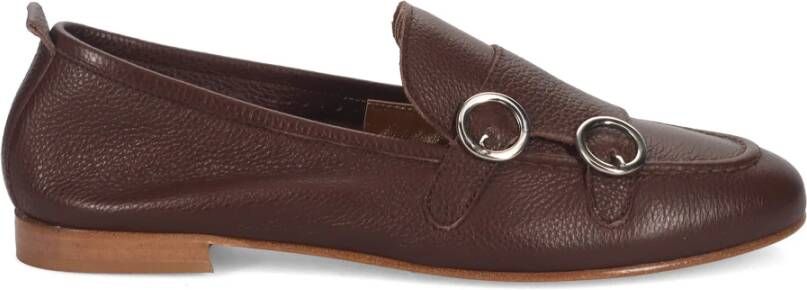 Sangiorgio Bruine leren mocassin schoen