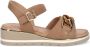 Sangiorgio Bruine leren sandaal Comfort en stijl - Thumbnail 1