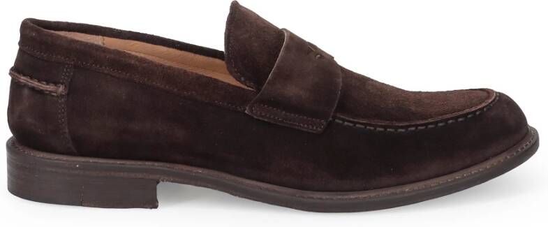 Sangiorgio Bruine Mocassin Schoenen Brown Heren