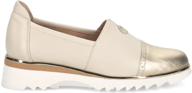 Sangiorgio Met de hand vervaardigde Beige Sneakers voor dagelijks gebruik