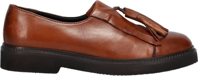 Sangiorgio Platte schoenen loafers Brown Dames