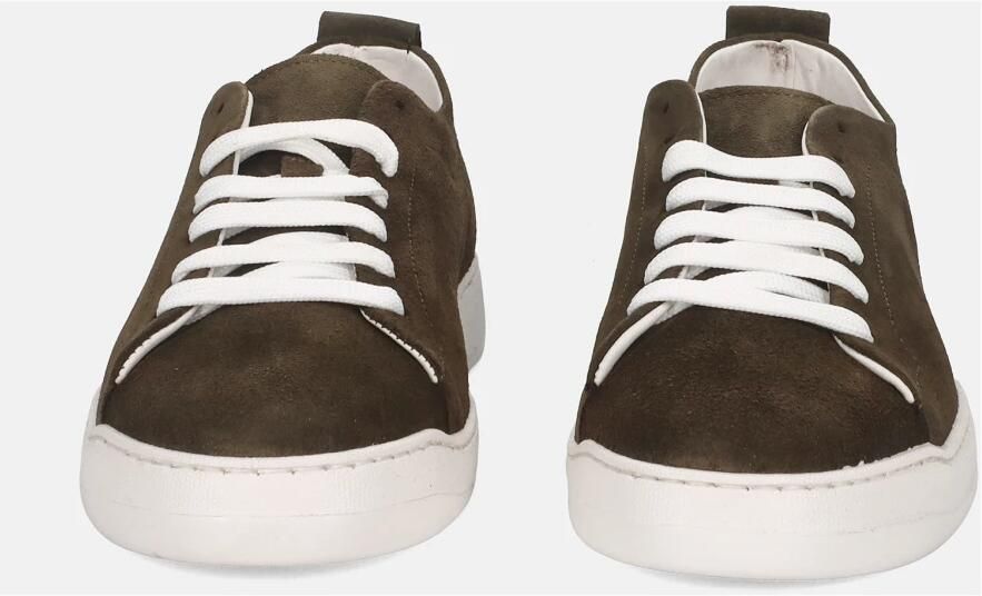 Sangiorgio Groene Casual Schoenen Handgemaakt in Italië