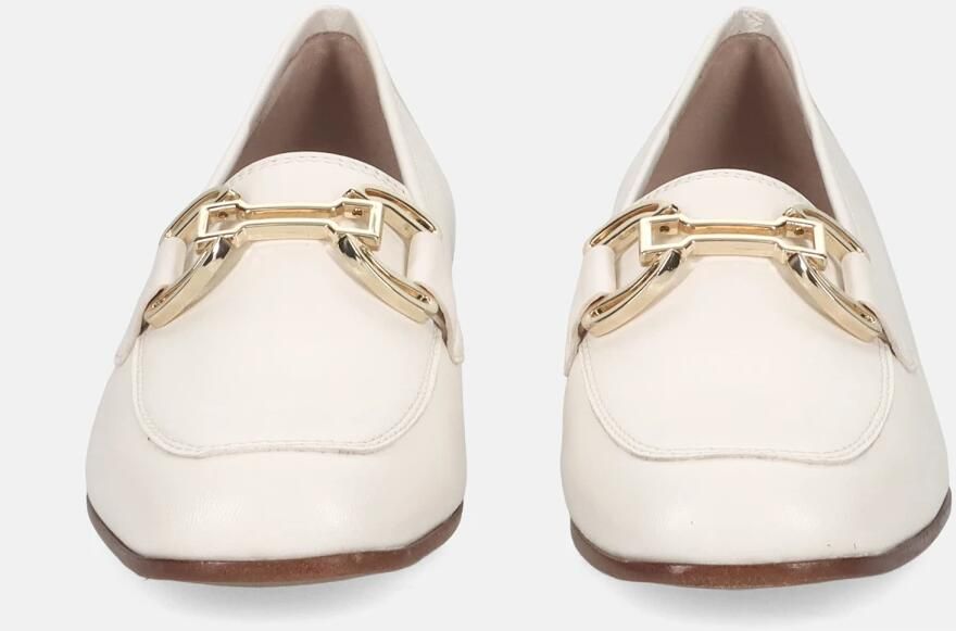 Sangiorgio Witte leren mocassin schoen