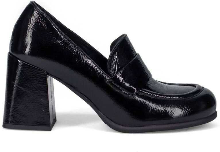 Sangiorgio Stijlvolle zwarte platte schoenen Black Dames