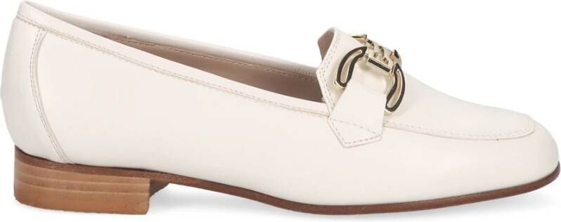 Sangiorgio Witte leren mocassin schoen