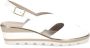 Sangiorgio Witte Leren Sandaal Comfort Stijl - Thumbnail 1