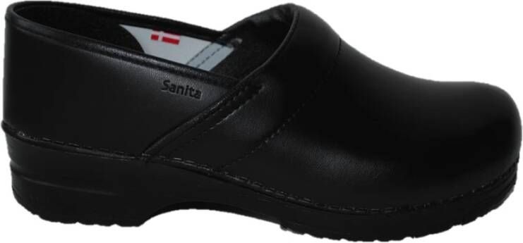 Sanita Black Clogs Black Heren