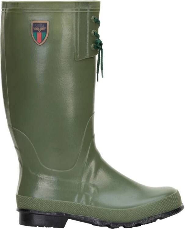 Sanita Regenlaarzen Groen Dames