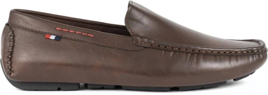 Santino Milano Elegante Bruine Gesloten Loafers