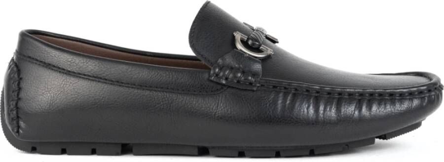Santino Milano Elegante Zwarte Loafers voor Mannen
