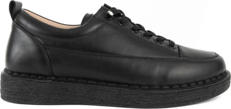 Santino Milano Zwarte Sneakers voor Vrouwen