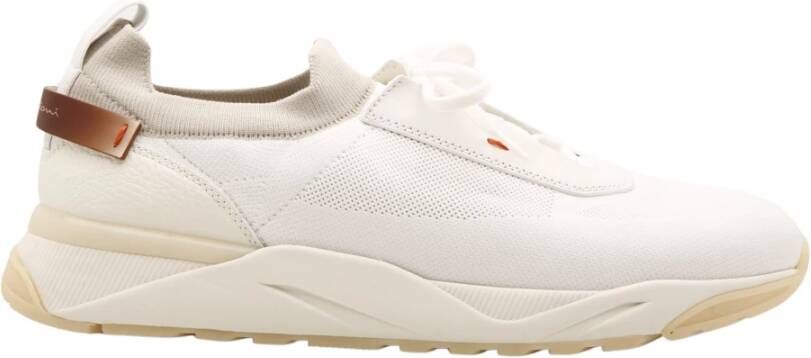 Santoni 21455 Sneaker White Heren