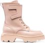 Santoni Ankle Boots Beige Dames - Thumbnail 1