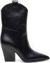 SANTONI Cowboylaarzen Dames 59604 Maat: 38 5 Materiaal: Leer Kleur: Zwart - Thumbnail 1