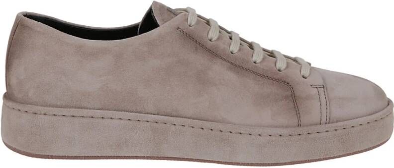 Santoni Beige Derby Herenschoenen Beige Heren