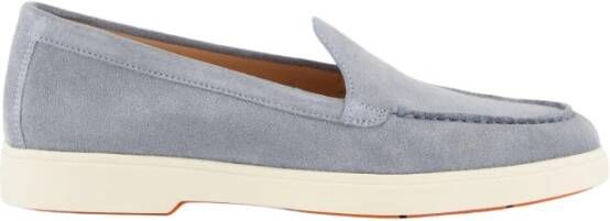 Santoni Beige Mocassin Schoenen voor Dames
