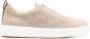 Santoni Beige Sneaker met Platte Zool - Thumbnail 1