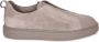 SANTONI Lage Sneakers Heren 21995 Maat: 9 5 Materiaal: Suède Kleur: Taupe - Thumbnail 1