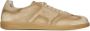 Santoni Beige Suède Sneakers met Vetersluiting - Thumbnail 1