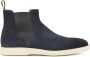 Santoni Blauwe Leren Laarzen Blauw Heren - Thumbnail 1