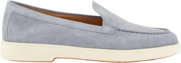 Santoni Blauwe Loafer Schoenen voor Dames