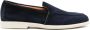 Santoni Blauwe Loafer Schoenen voor Mannen - Thumbnail 1