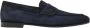 Santoni Blauwe Suède Mocassin met A delteen en Leren Zool - Thumbnail 1