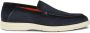 SANTONI Instappers Heren Botanist Maat: 6 5 Materiaal: Suède Kleur: Blauw - Thumbnail 1