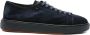 Santoni Blauwe Suède Sneaker - Thumbnail 1