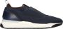 SANTONI Lage Sneakers Heren 21601 Innova Maat: 40 Materiaal: Textiel Kleur: Blauw - Thumbnail 1
